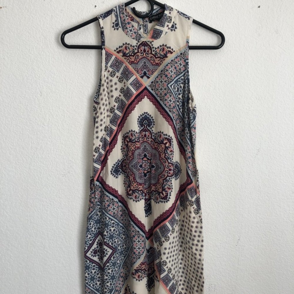 Boho Mandala Mini Dress